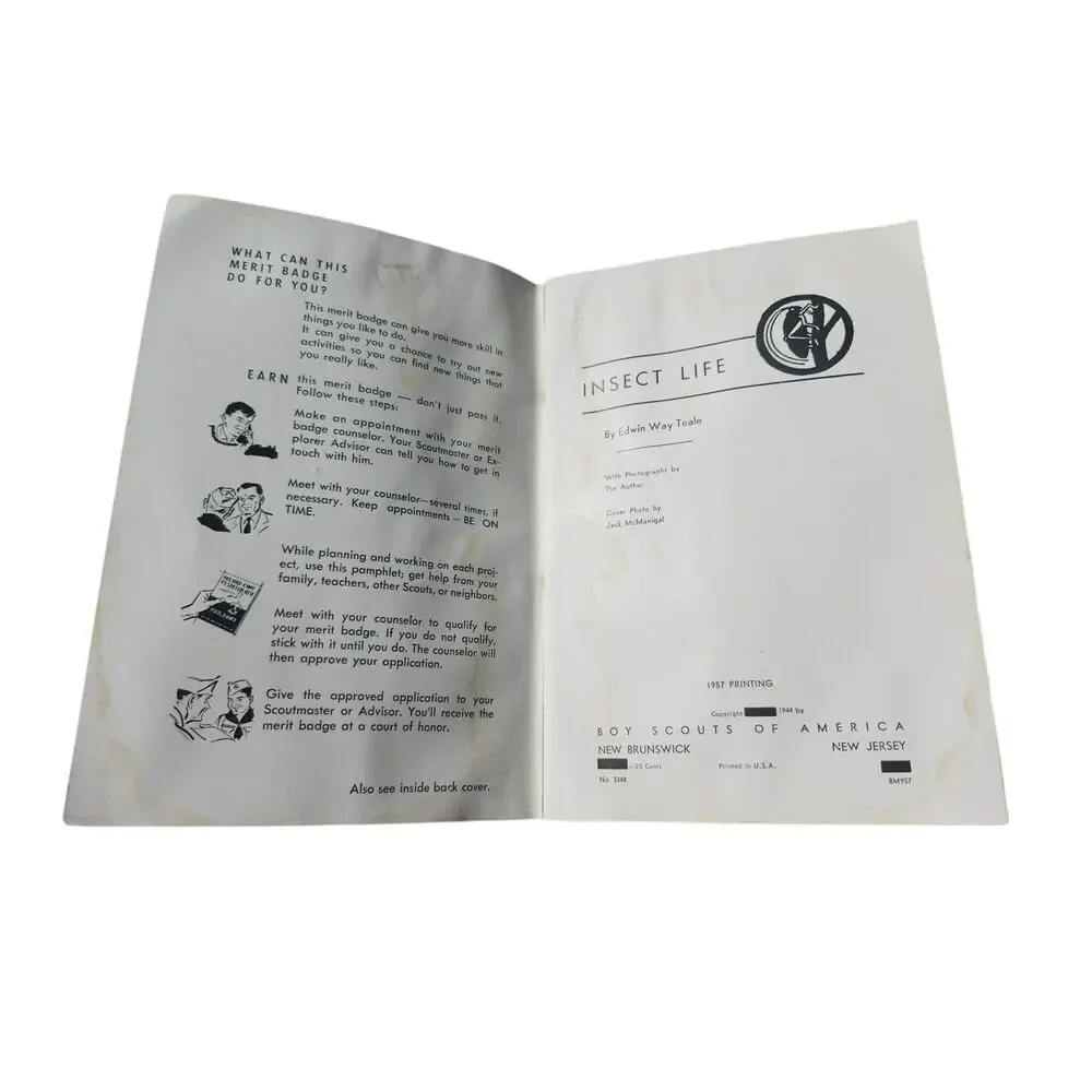 Vintage 1957 & 1959 Boy Scouts of America Merit Badge Booklets BSA Americana